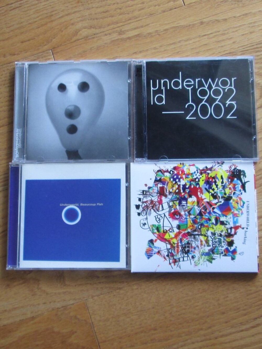 Underworld 4 cds - Beaucoup Fish, 1992 - 2002, 100 days off, Barking